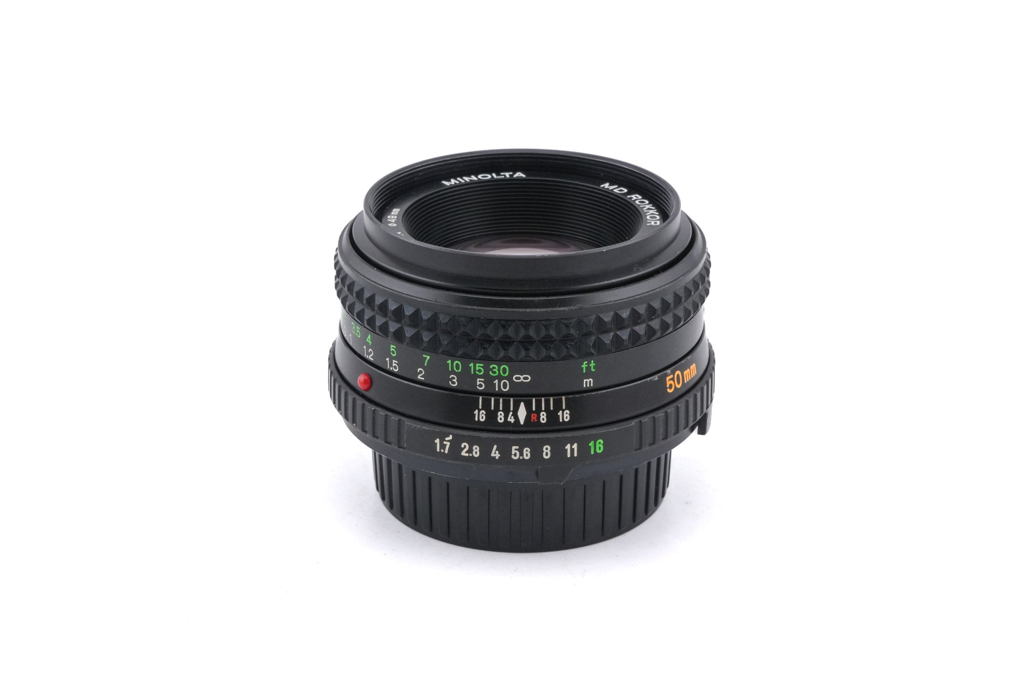 Minolta 50mm f1.7 MD Rokkor