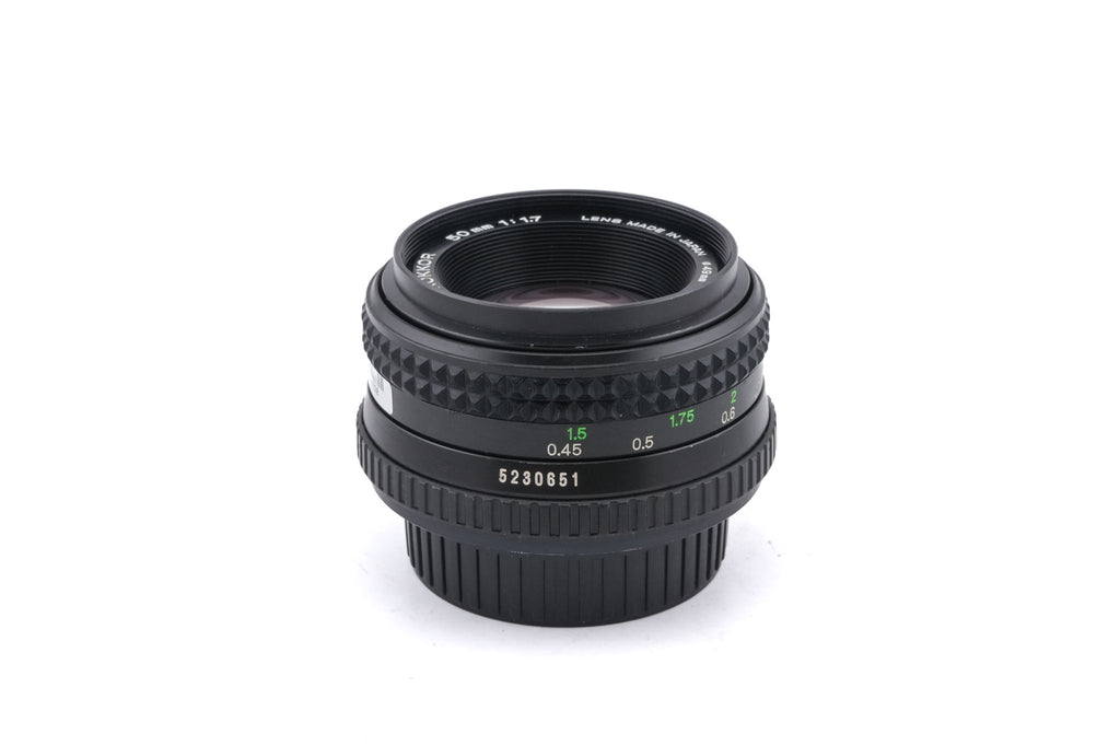 Minolta 50mm f1.7 MD Rokkor
