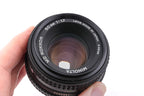 Minolta 50mm f1.7 MD Rokkor