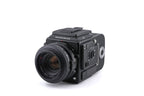 Hasselblad 201F (Black, 10532) + A12N Film Magazine + 80mm f2.8 Planar T* F (20400) + Waist Level Finder (New / Black, 42323) + Acute Matte Focusing Screen (42165)