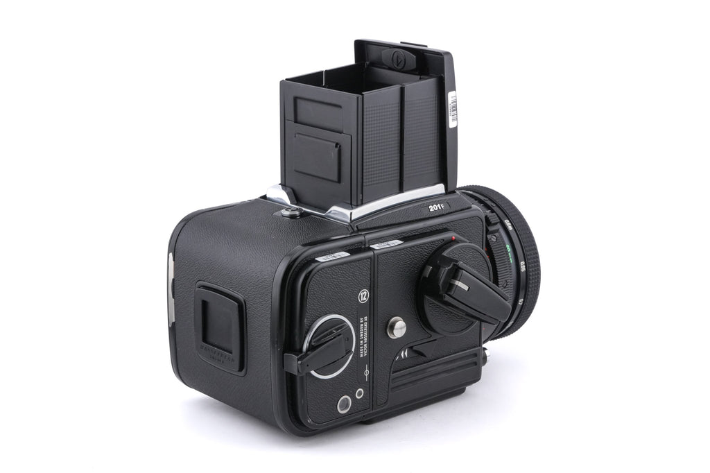 Hasselblad 201F (Black, 10532) + A12N Film Magazine + 80mm f2.8 Planar T* F (20400) + Waist Level Finder (New / Black, 42323) + Acute Matte Focusing Screen (42165)
