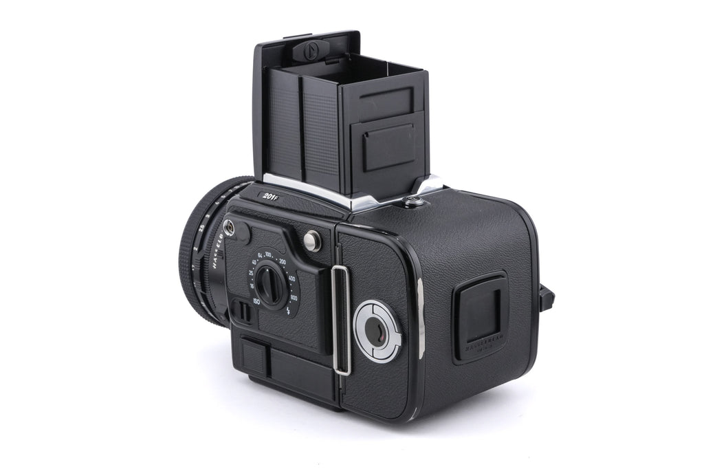 Hasselblad 201F (Black, 10532) + A12N Film Magazine + 80mm f2.8 Planar T* F (20400) + Waist Level Finder (New / Black, 42323) + Acute Matte Focusing Screen (42165)