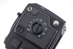 Hasselblad 201F (Black, 10532) + A12N Film Magazine + 80mm f2.8 Planar T* F (20400) + Waist Level Finder (New / Black, 42323) + Acute Matte Focusing Screen (42165)