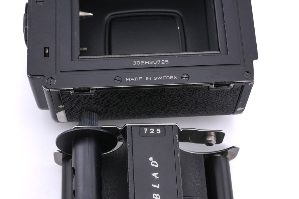 Hasselblad 201F (Black, 10532) + A12N Film Magazine + 80mm f2.8 Planar T* F (20400) + Waist Level Finder (New / Black, 42323) + Acute Matte Focusing Screen (42165)