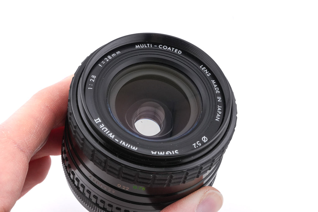 Sigma 28mm f2.8 Mini-Wide II Multi-Coated