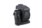 Contax 645 + MP-1 Battery Holder + MF-1 AE Prism Finder