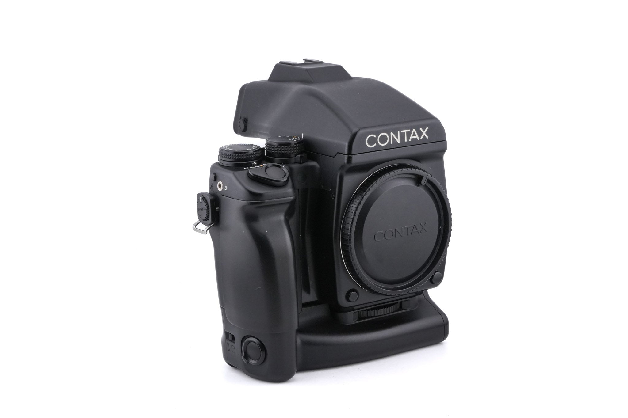 Contax 645 + MP-1 Battery Holder + MF-1 AE Prism Finder