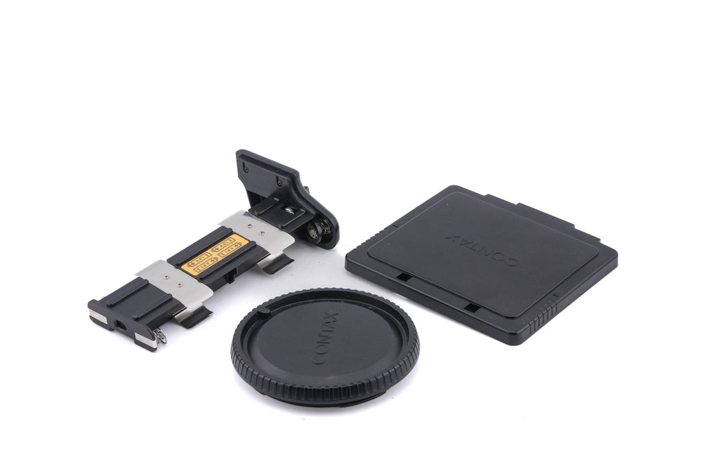 Contax 645 + MP-1 Battery Holder + MF-1 AE Prism Finder