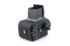 Hasselblad 500C/M (Black, 10170) + A12 Film Magazine (Black, 30147) + Acute Matte Focusing Screen (42165) + Waist Level Finder (Old / Black, 42277) + 80mm f2.8 Planar T* C (Black, 20028)