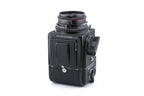 Hasselblad 500C/M (Black, 10170) + A12 Film Magazine (Black, 30147) + Acute Matte Focusing Screen (42165) + Waist Level Finder (Old / Black, 42277) + 80mm f2.8 Planar T* C (Black, 20028)