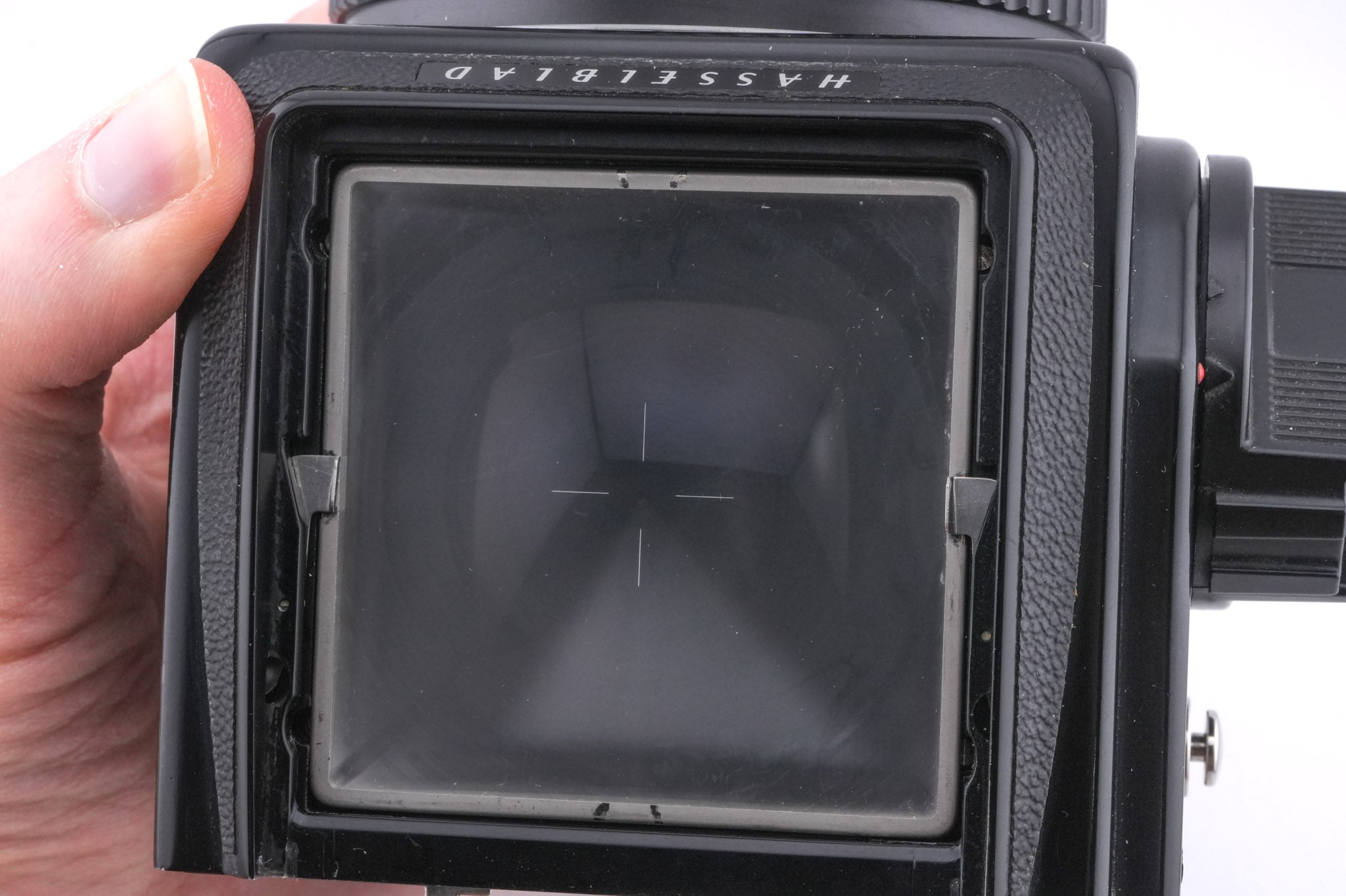 Hasselblad 500C/M (Black, 10170) + A12 Film Magazine (Black, 30147) + Acute Matte Focusing Screen (42165) + Waist Level Finder (Old / Black, 42277) + 80mm f2.8 Planar T* C (Black, 20028)