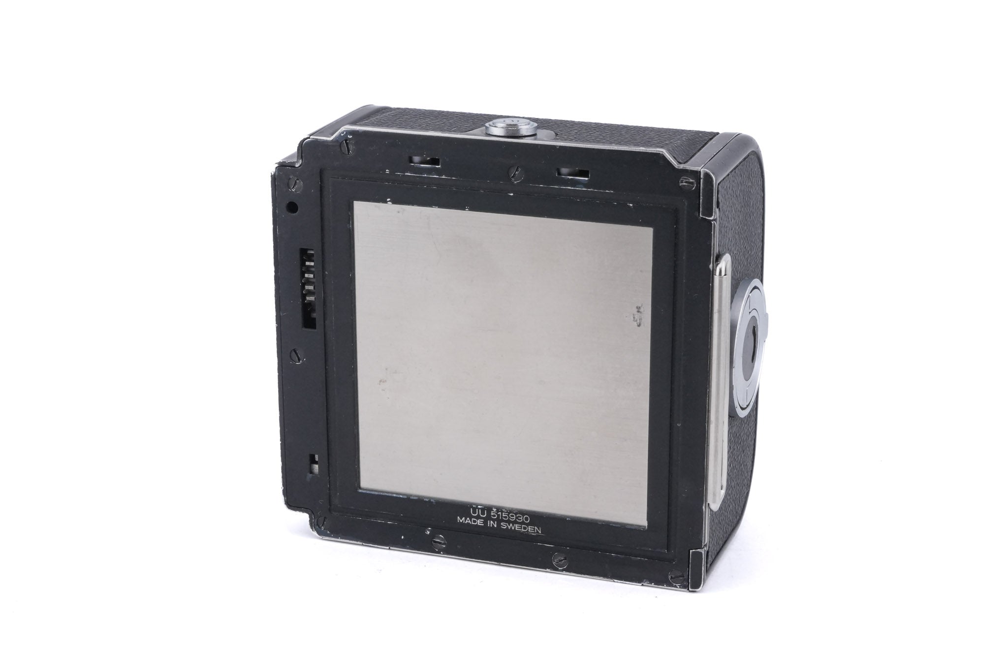 Hasselblad 500C/M (Black, 10170) + A12 Film Magazine (Black, 30147) + Acute Matte Focusing Screen (42165) + Waist Level Finder (Old / Black, 42277) + 80mm f2.8 Planar T* C (Black, 20028)