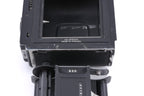 Hasselblad 500C/M (Black, 10170) + A12 Film Magazine (Black, 30147) + Acute Matte Focusing Screen (42165) + Waist Level Finder (Old / Black, 42277) + 80mm f2.8 Planar T* C (Black, 20028)