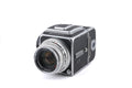 Hasselblad 500C/M (Silver, 10026) + 80mm f2.8 Planar T* C (Silver, 20028) + Waist Level Finder (Old / Silver, 42021) + Standard Focusing Screen (42161) + A12 Film Magazine (Silver, 30074)