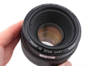 Canon 50mm f1.8