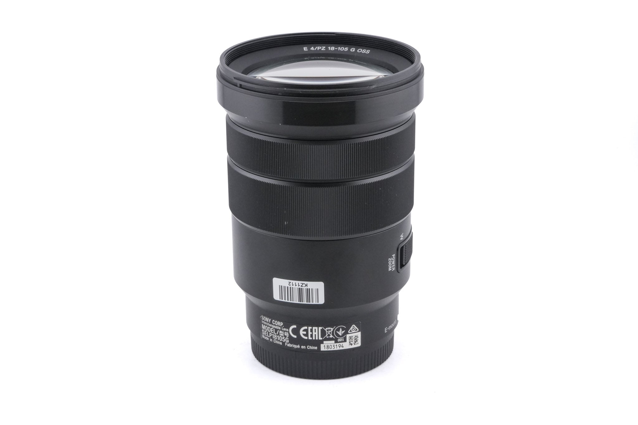Sony 18-105mm f4 G PZ OSS (SELP18105G)