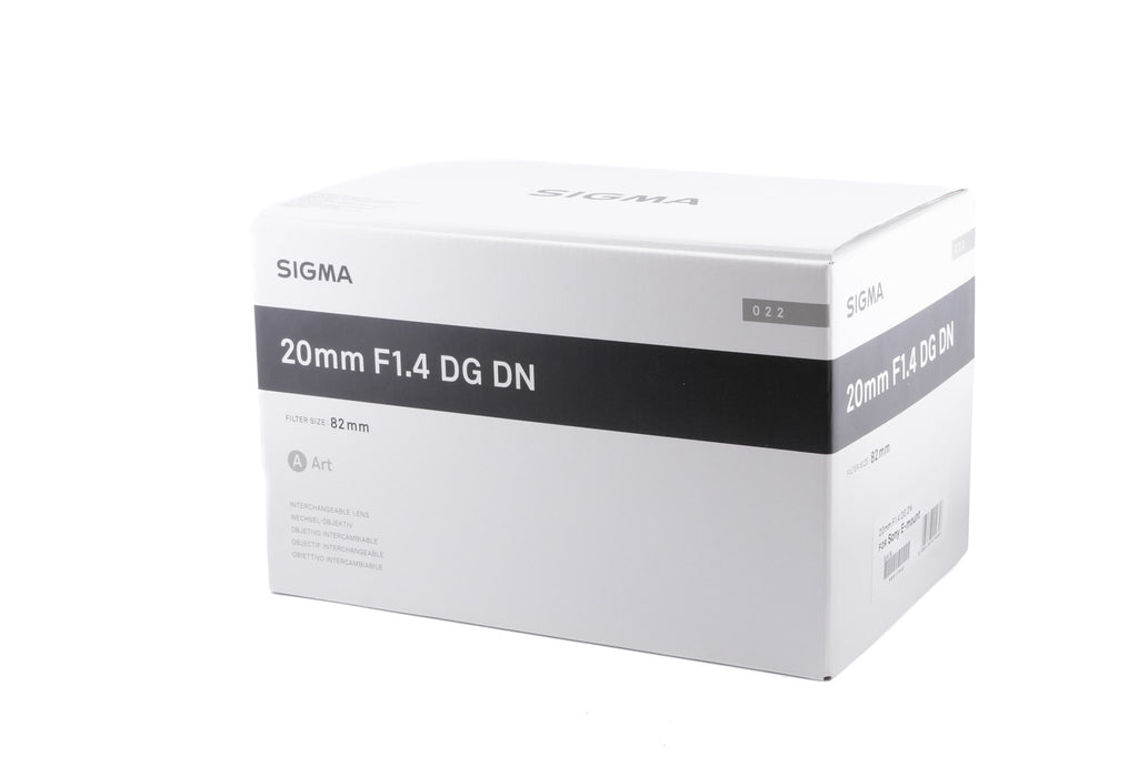Sigma 20mm f1.4 DG DN Art (022)
