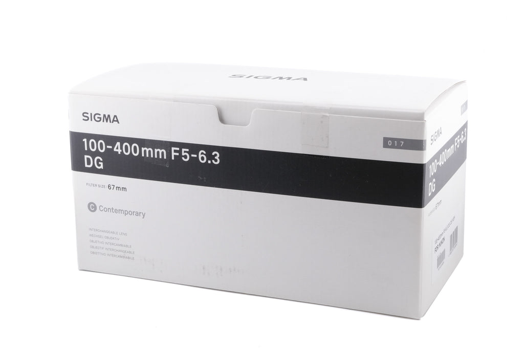 Sigma 100-400mm f5-6.3 DG OS HSM Contemporary (017)