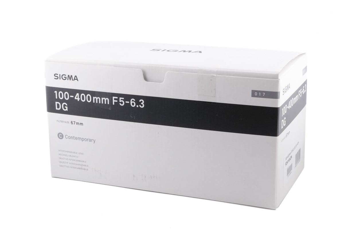 Sigma 100-400mm f5-6.3 DG OS HSM Contemporary (017)