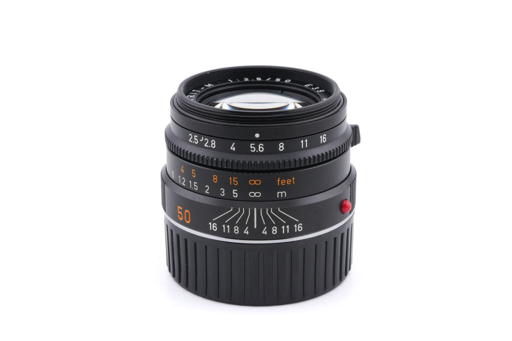 Leica 50mm f2.5 Summarit-M (11644) + Lens Hood (35/50mm f2.5) (12459)