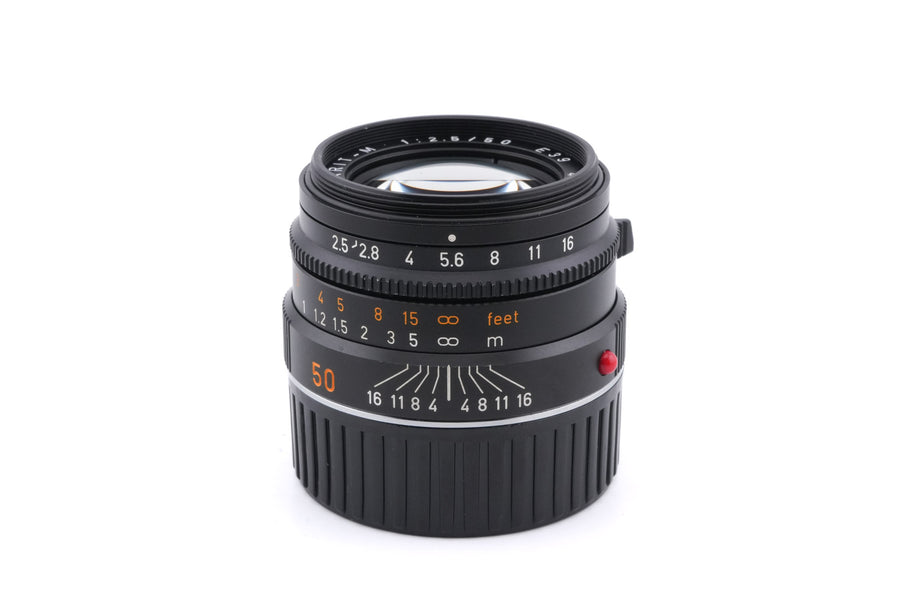 Leica 50mm f2.5 Summarit-M (11644) + Lens Hood (35/50mm f2.5) (12459)