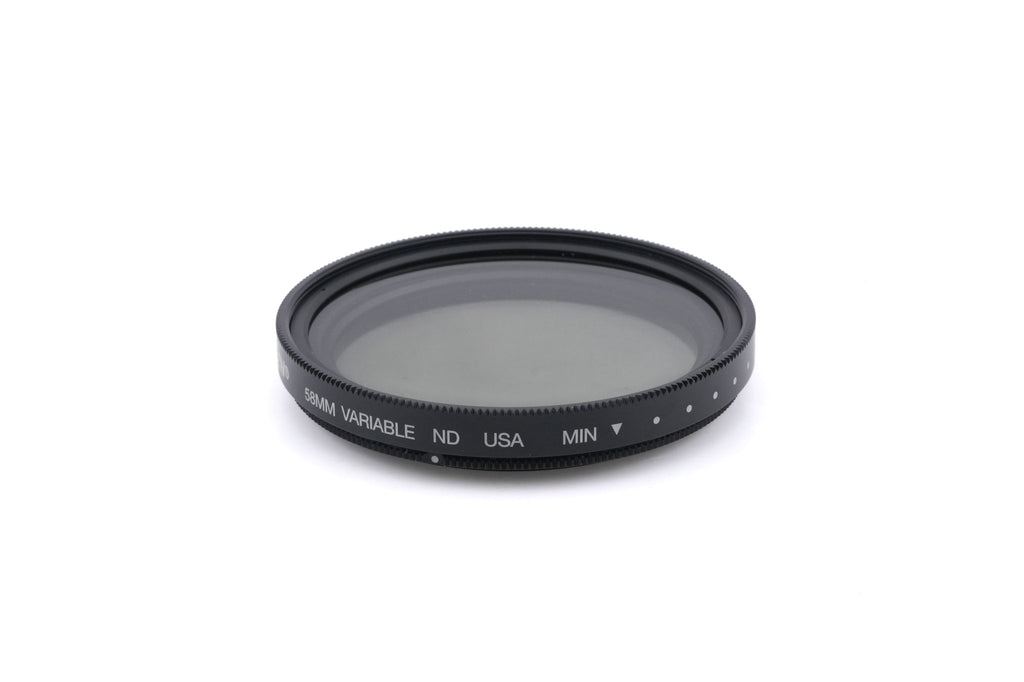 Tiffen 58mm Variable Neutral Density Filter ND