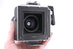 Hasselblad Super Wide C (SWC) (Silver, 10049) + SWC Viewfinder (52035/TISOC) + A12 Film Magazine (Silver, 30074)