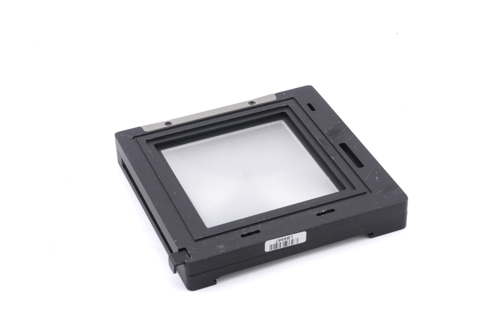 Hasselblad FlexBody (72109) + Stray Light Protection Slide (72411) + Film Format 4x5 Mask  (41151) + Open L-Connector (50776) + Focusing Screen Adapter (72405) + Reflex Viewfinder RMfx (72530) + FlexBody Cable Release (72513) + 10° Correction Slide (72413