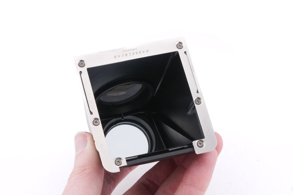 Hasselblad FlexBody (72109) + Stray Light Protection Slide (72411) + Film Format 4x5 Mask  (41151) + Open L-Connector (50776) + Focusing Screen Adapter (72405) + Reflex Viewfinder RMfx (72530) + FlexBody Cable Release (72513) + 10° Correction Slide (72413