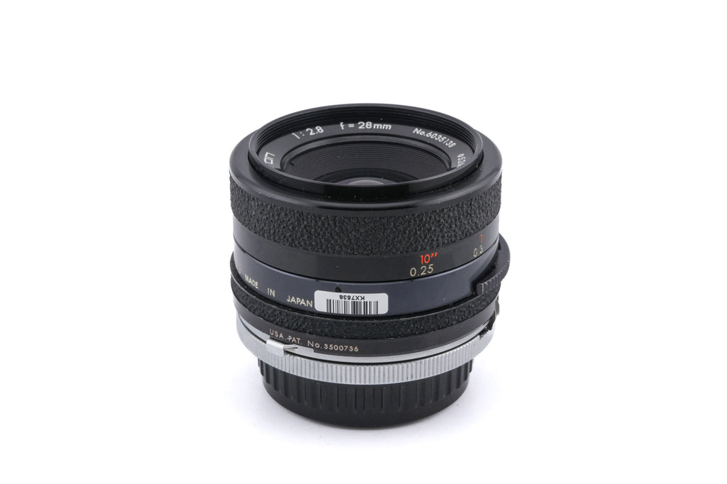 Tamron 28mm f2.8 BBAR Multi C. + Adaptall - Pentax K.M. Adapter