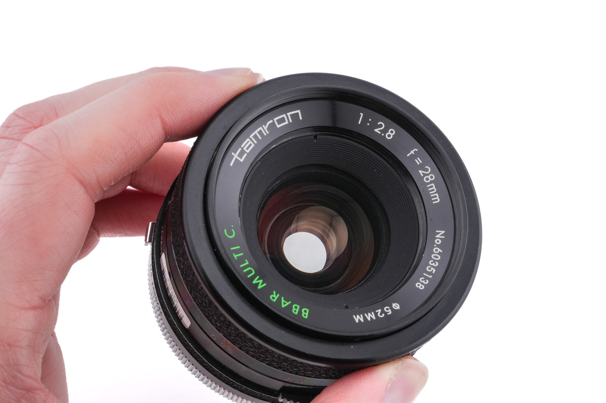 OH済 tamron BBAR MULTI C. 28mm F2.8 M42 Vintage Tamron 28mm f2.8 BBAR MULTI C Camera Lens w Back Cover