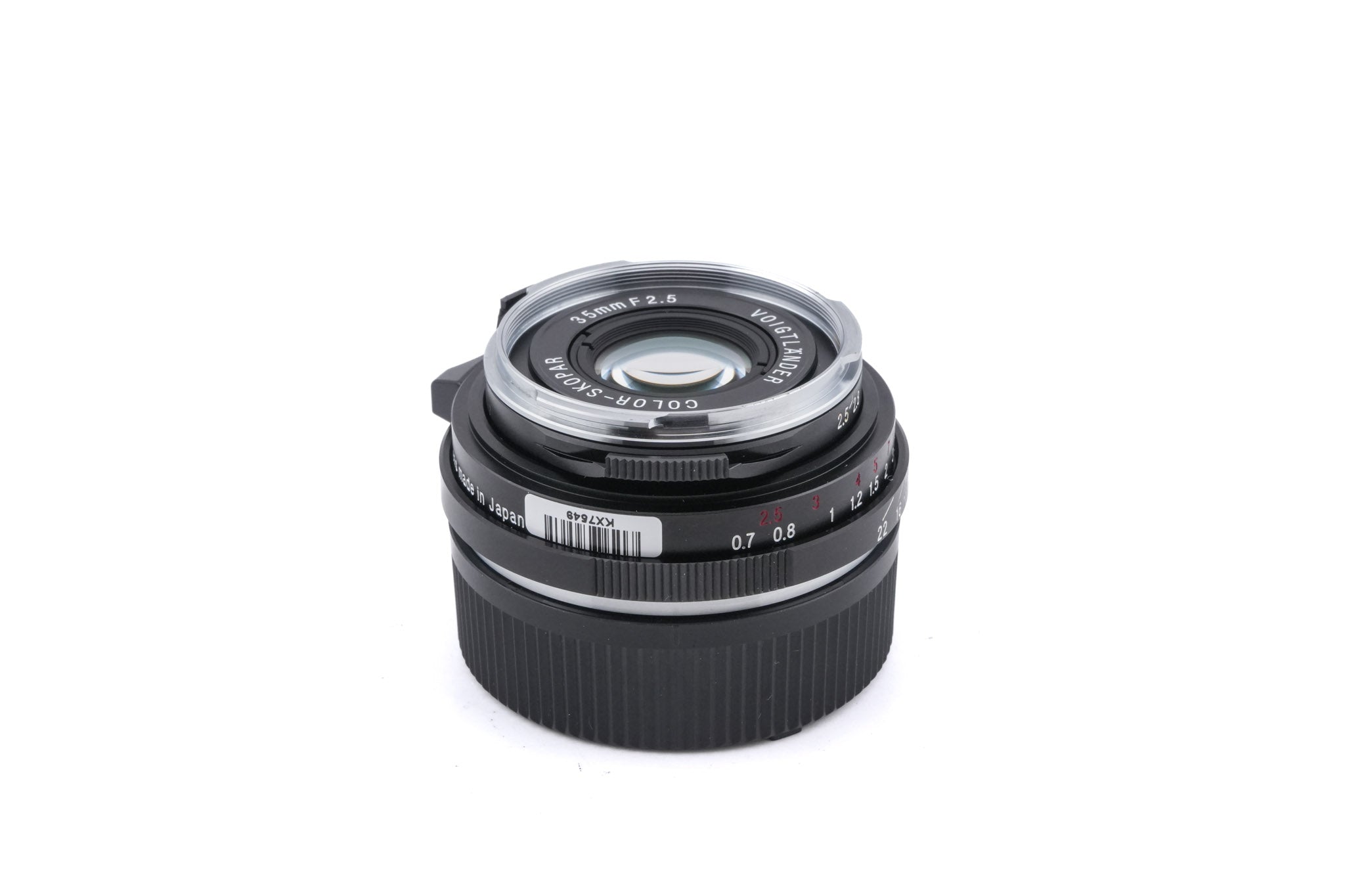 極微品 Voigtlander COLOR-SKOPAR 35mm F2.5 Voigtländer 35mm f2.5 Color-Skopar II VM – Kamerastore