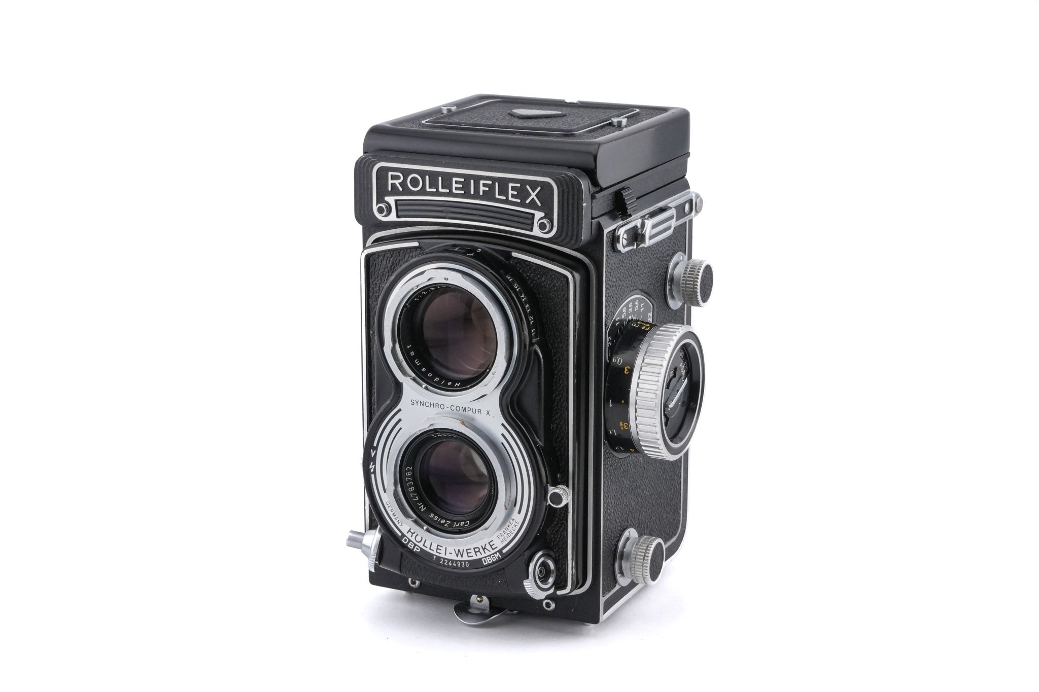 Rolleiflex 二眼レフカメラとケースセット tessar75mmF3.5 Rolleiflex