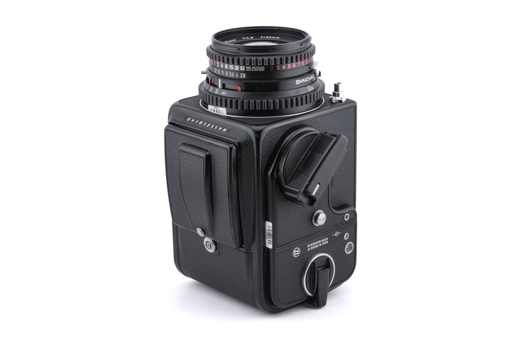 Hasselblad 500C/M (Black, 10170) + Waist Level Finder (Old / Black, 42277) + A12N Film Magazine + 80mm f2.8 Planar T* C (Black, 20028)
