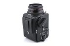 Hasselblad 500C/M (Black, 10170) + Waist Level Finder (Old / Black, 42277) + A12N Film Magazine + 80mm f2.8 Planar T* C (Black, 20028)