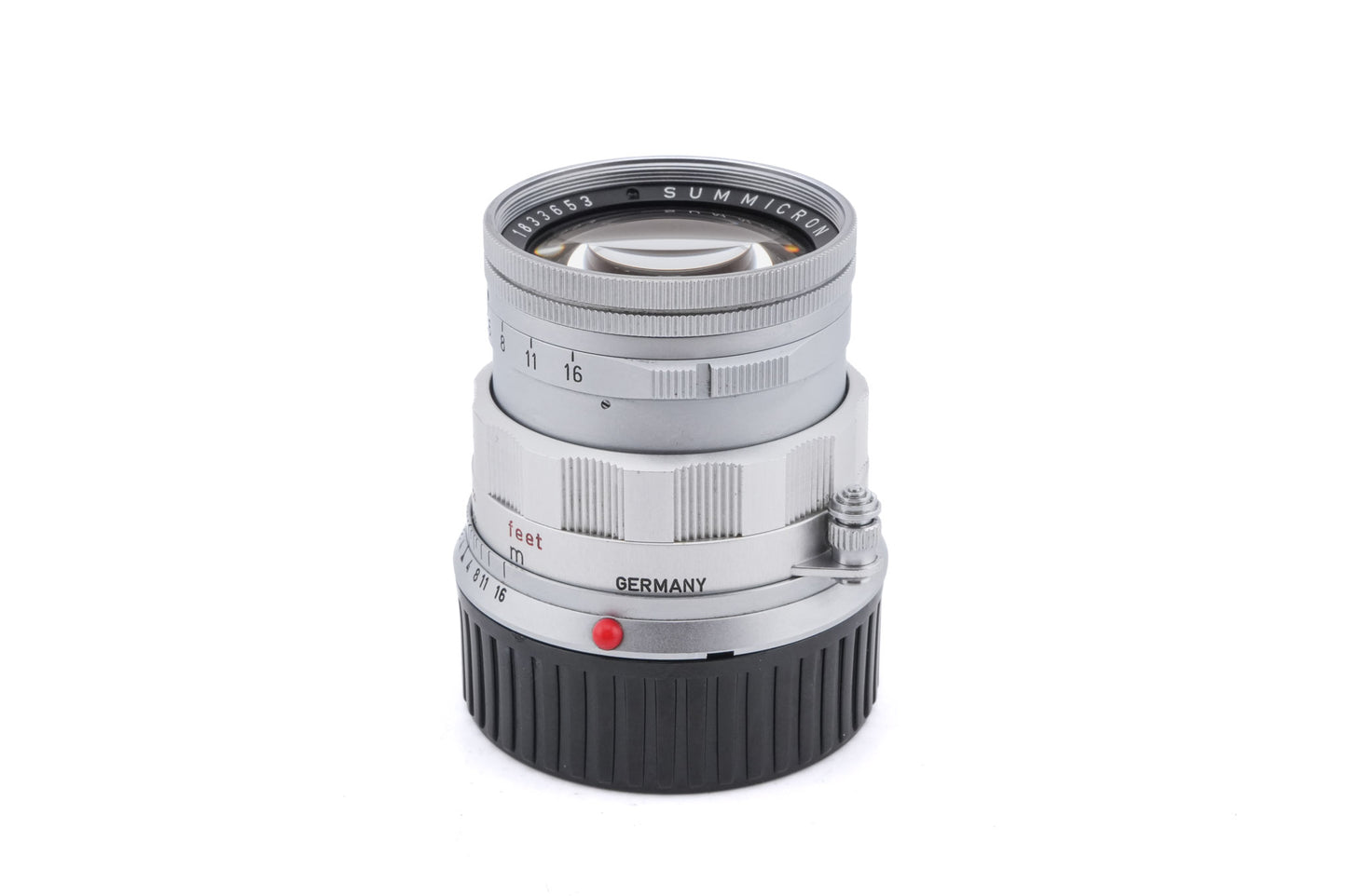 Leica 50mm f2 Summicron (Type II) (Silver, SOOIC-MS / SOSIC / 11118 / 11618 / 11818)