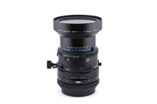 Mamiya 75mm f4.5 Sekor Shift Z W - Lens