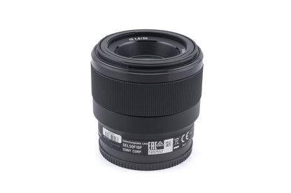 Sony 50mm f1.8 (SEL5018F)