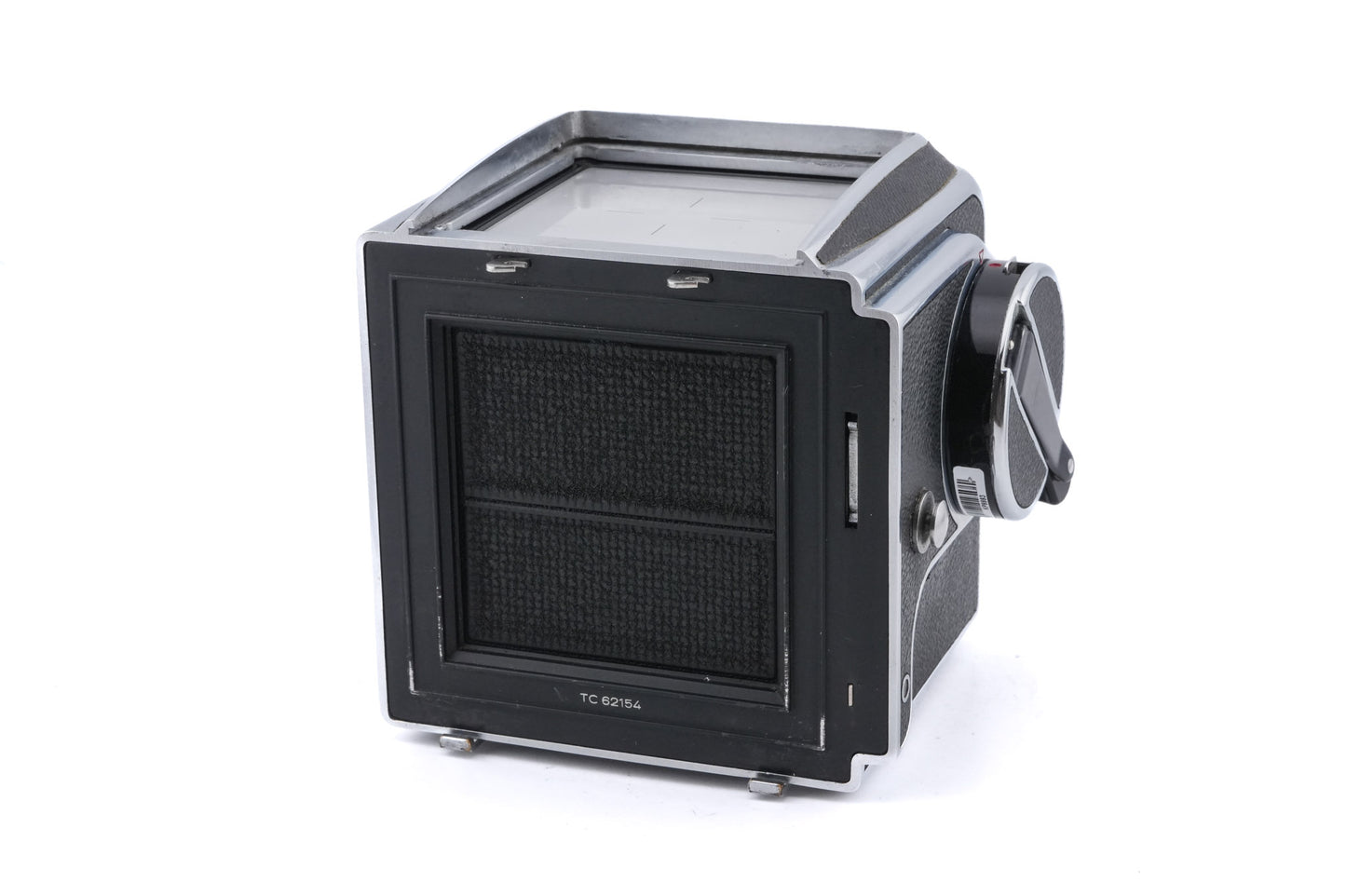 Hasselblad 500C (10022) + Waist Level Finder (Old / Silver, 42021) + Rapid Winding Crank (Chrome - 44016/TIRFC)