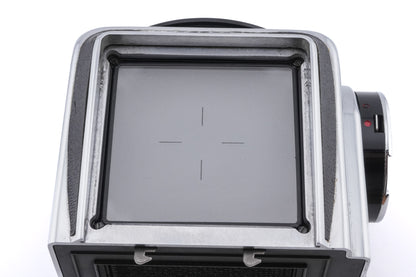 Hasselblad 500C (10022) + Waist Level Finder (Old / Silver, 42021) + Rapid Winding Crank (Chrome - 44016/TIRFC)