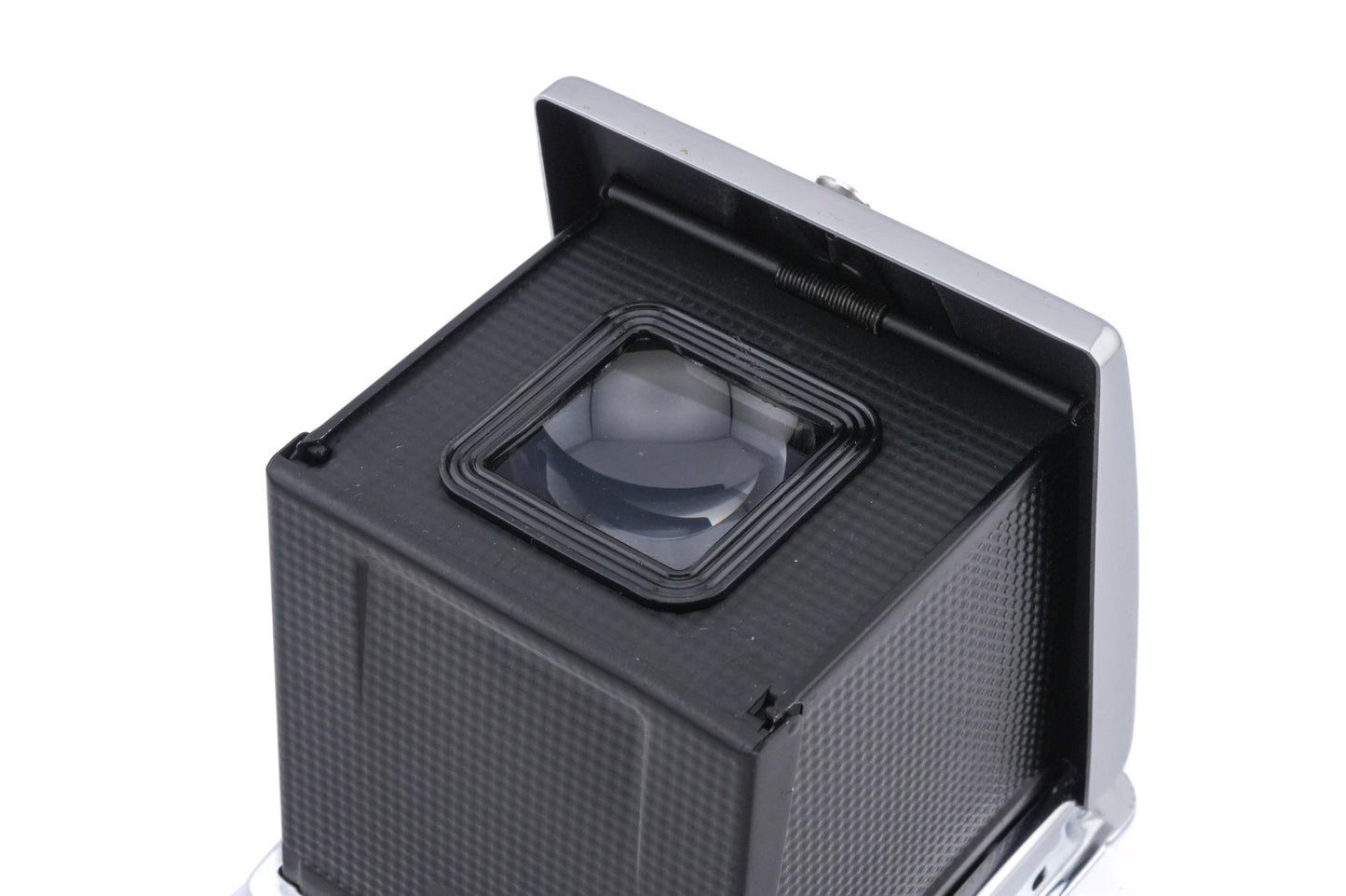 Hasselblad 500C (10022) + Waist Level Finder (Old / Silver, 42021) + Rapid Winding Crank (Chrome - 44016/TIRFC)