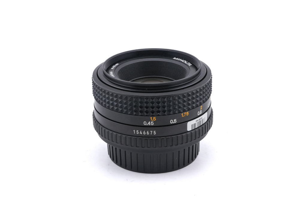 Minolta 50mm f2 MD