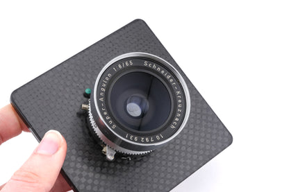 Schneider-Kreuznach 65mm f8 Super-Angulon (Shutter)