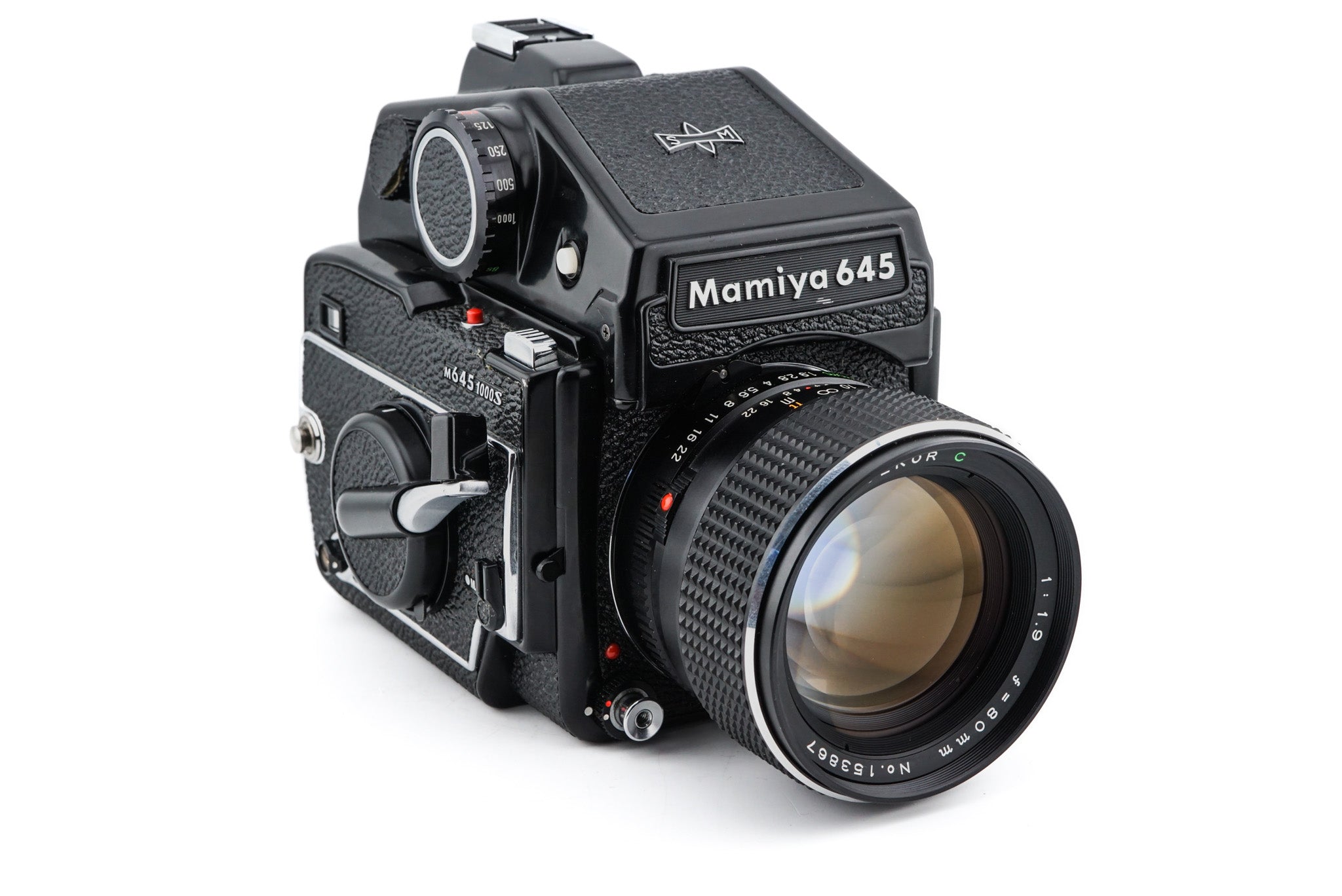 Mamiya M645 1000S + PD Prism Finder S + 80mm f1.9 Sekor C – Kamerastore