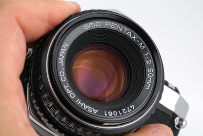 Pentax MX + 50mm f2 SMC Pentax-M