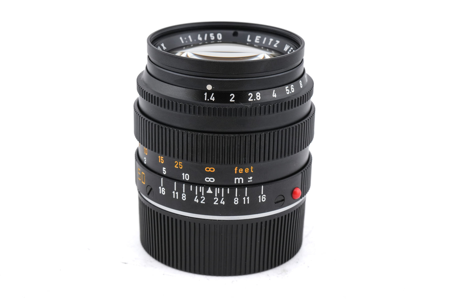 Leica 50mm f1.4 Summilux Type II (11114) + Lens Hood (12586)