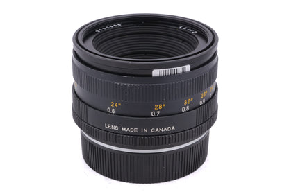 Leica 50mm f2 Summicron-R (Type II) (3-Cam) (11215)