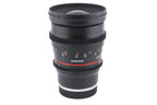 Samyang 20mm T1.9 ED AS UMC