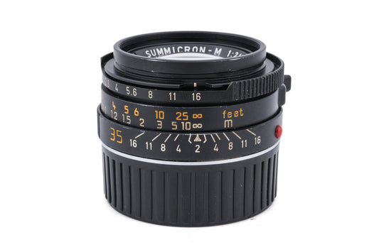 Leica 35mm f2 Summicron-M (Type IV) (Black, 11310)