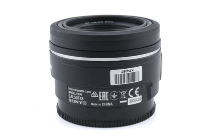 Sony 50mm f1.8 DT SAM